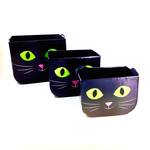Other - Black Cat Nesting Boxes Halloween
